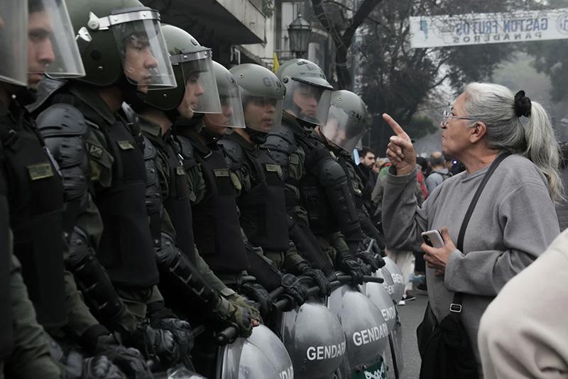 Demonstration i Argentina