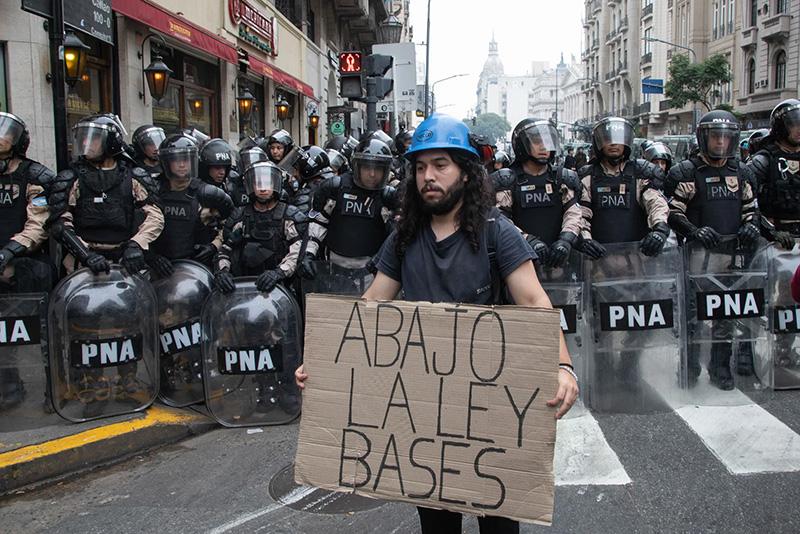 Demonstration i Argentina