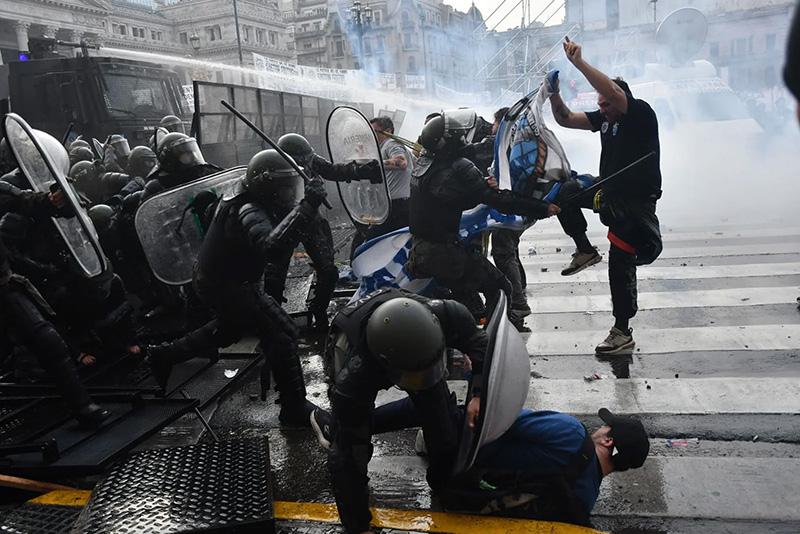 Demonstration i Argentina