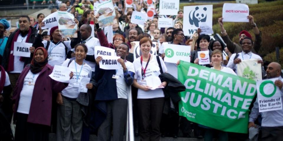 climate justice walk out